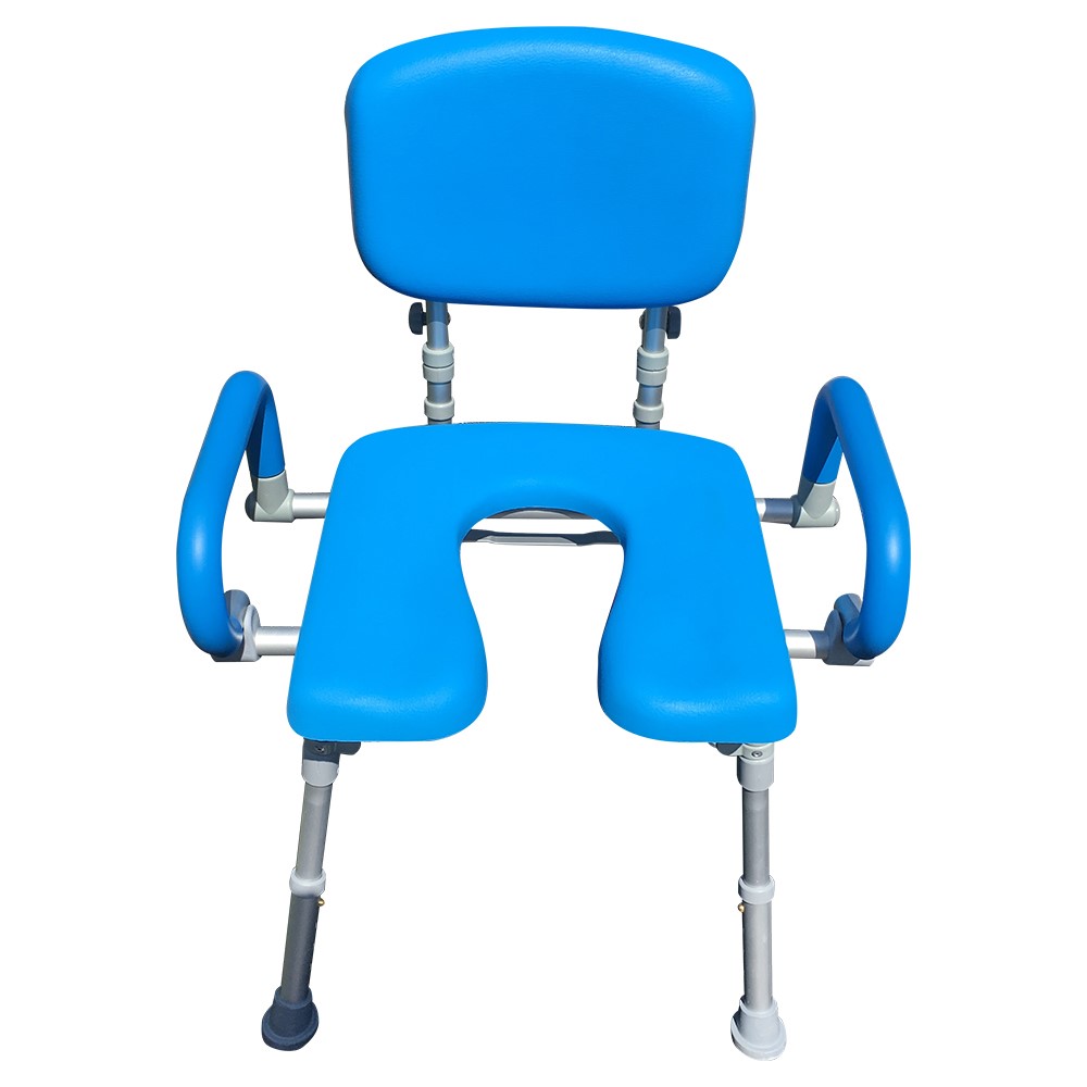 Comfortable Bedside Commode Bath Shower Chair Foldable